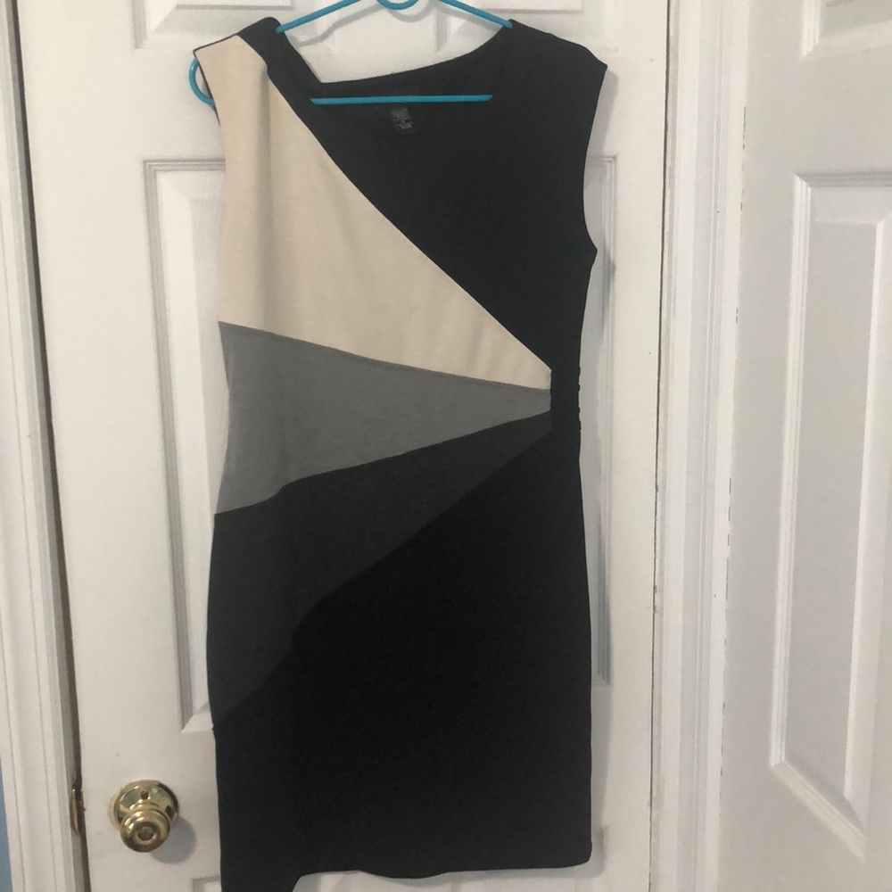 Black white grey spense dress size 8